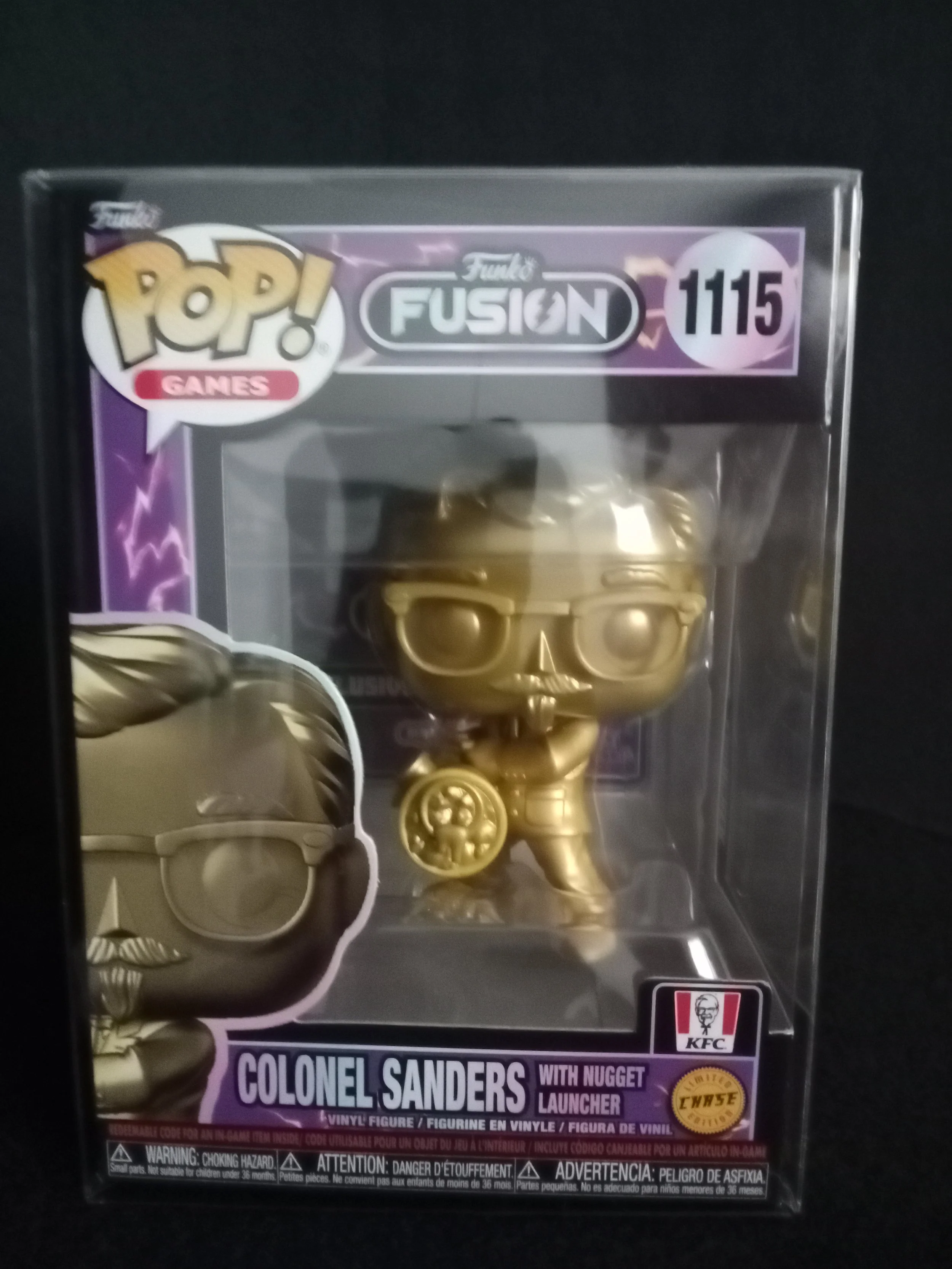 Colonel Sanders with Nugget Launcher 1115 CHASE Funko Pop!
