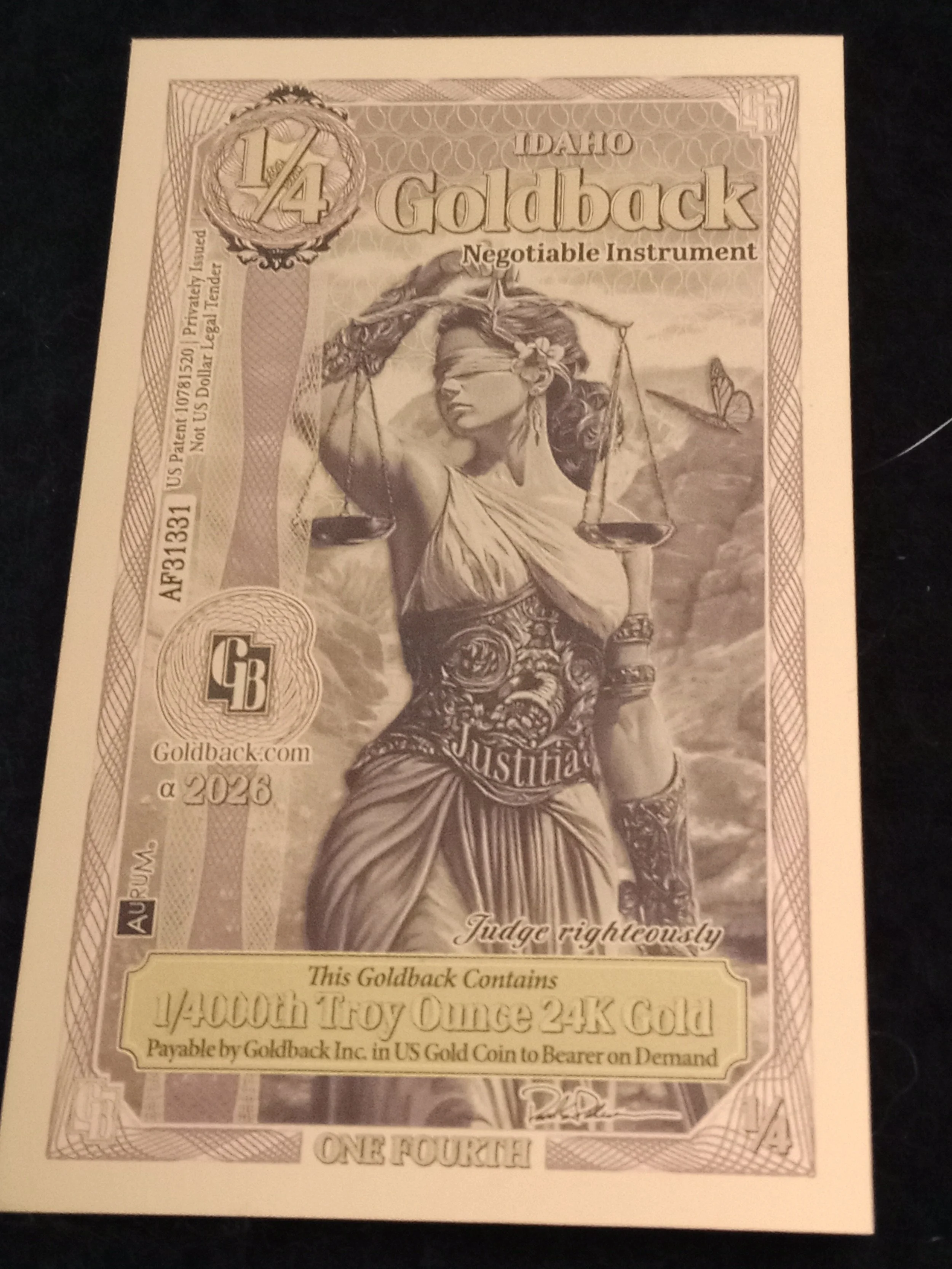Idaho Quarter Goldback - A - AF31331.jpg
