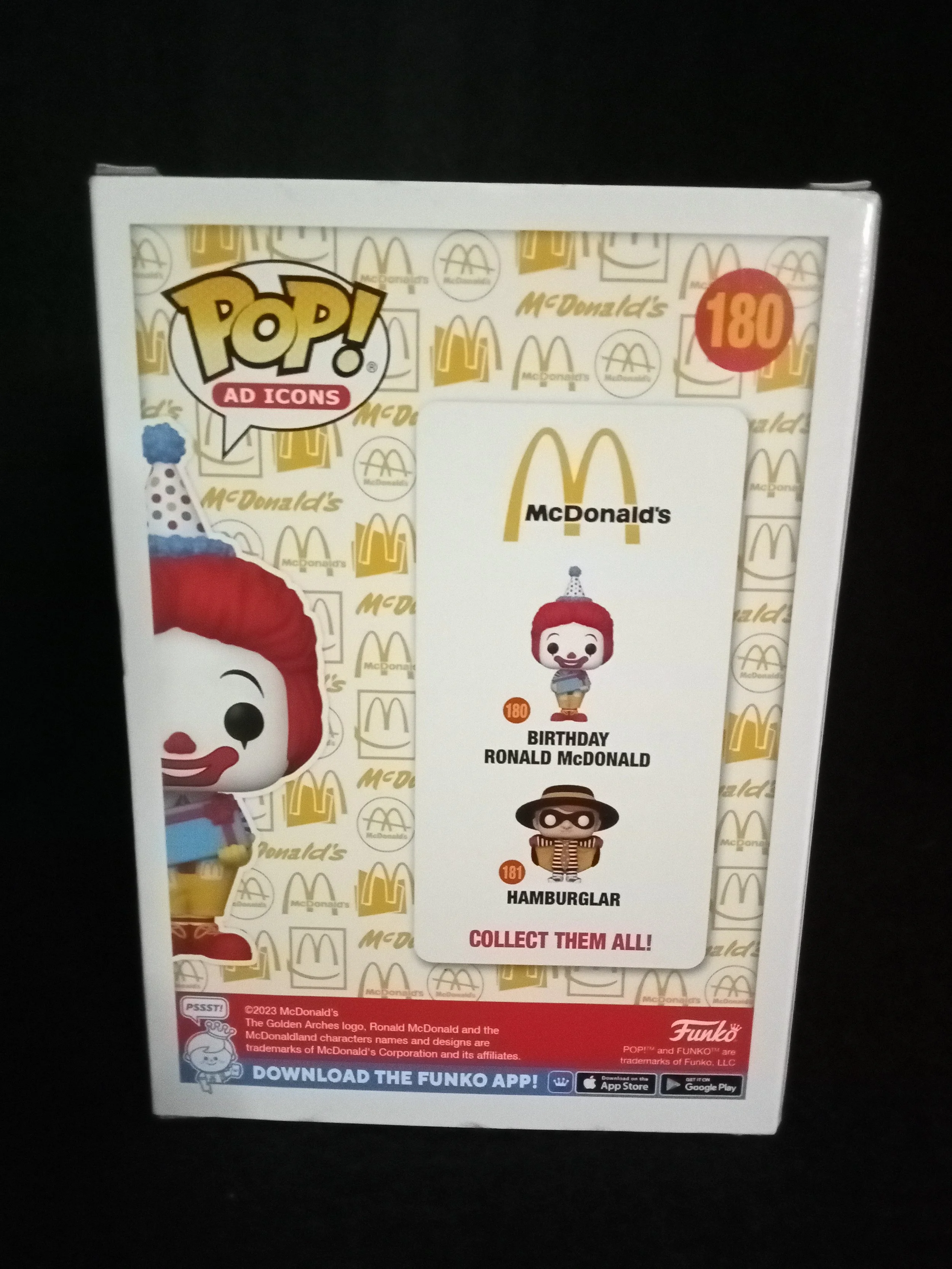Birthday Ronald McDonald 180 - Back - Funko Pop!.jpg