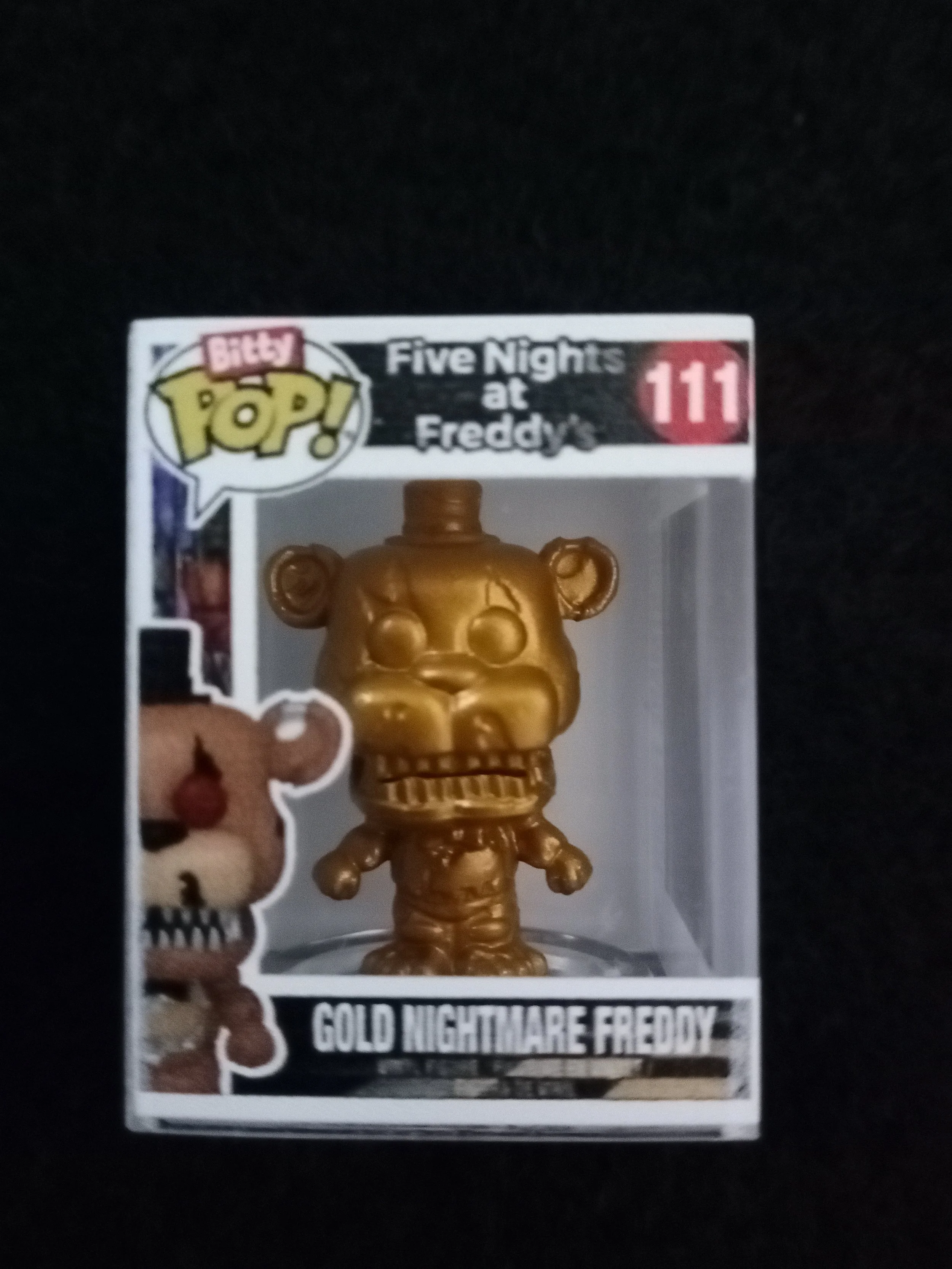 Gold Nightmare Freddy 111 Bitty Pop!
