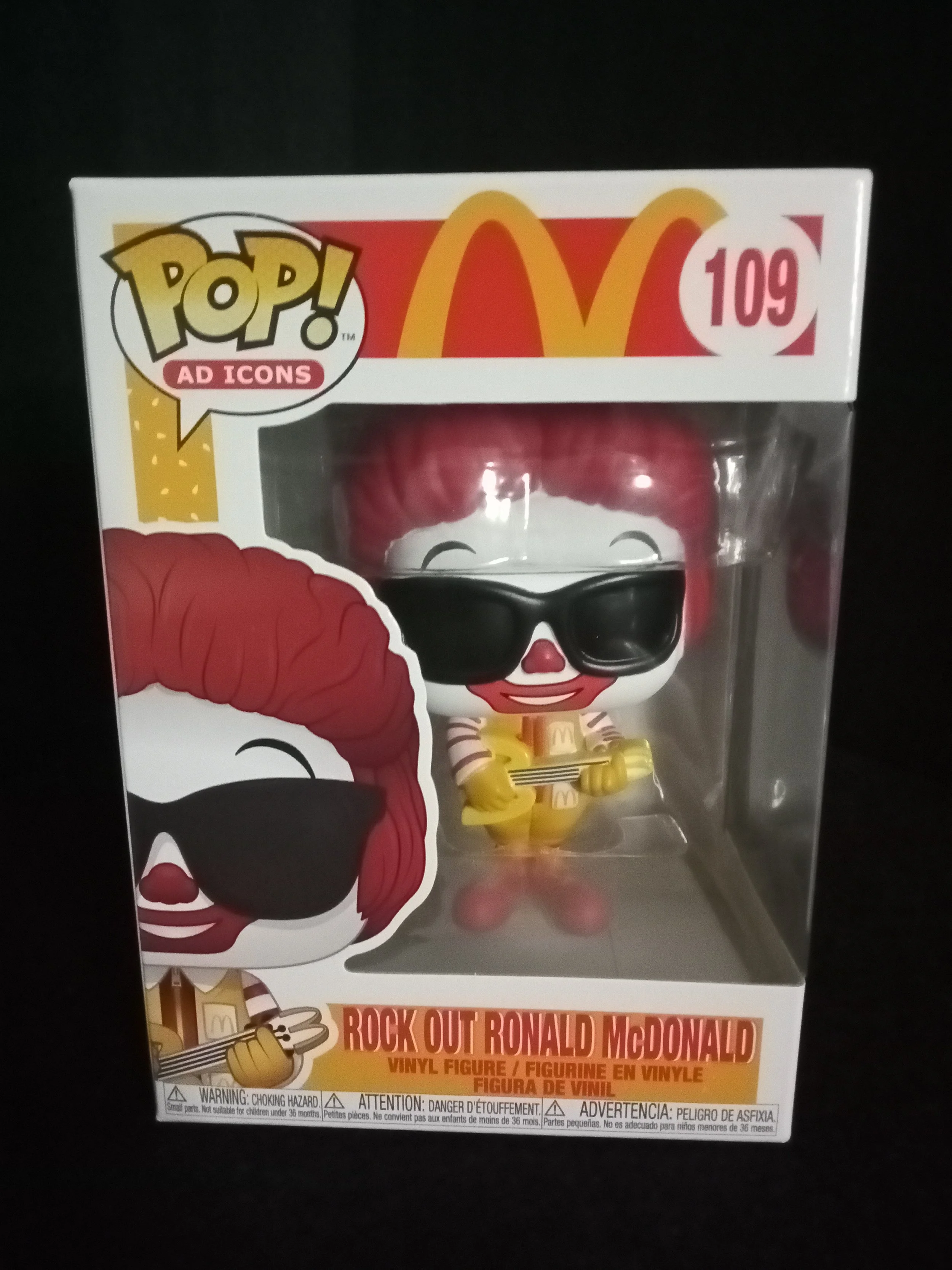 Rock Out Ronald McDonald 109 Funko Pop!