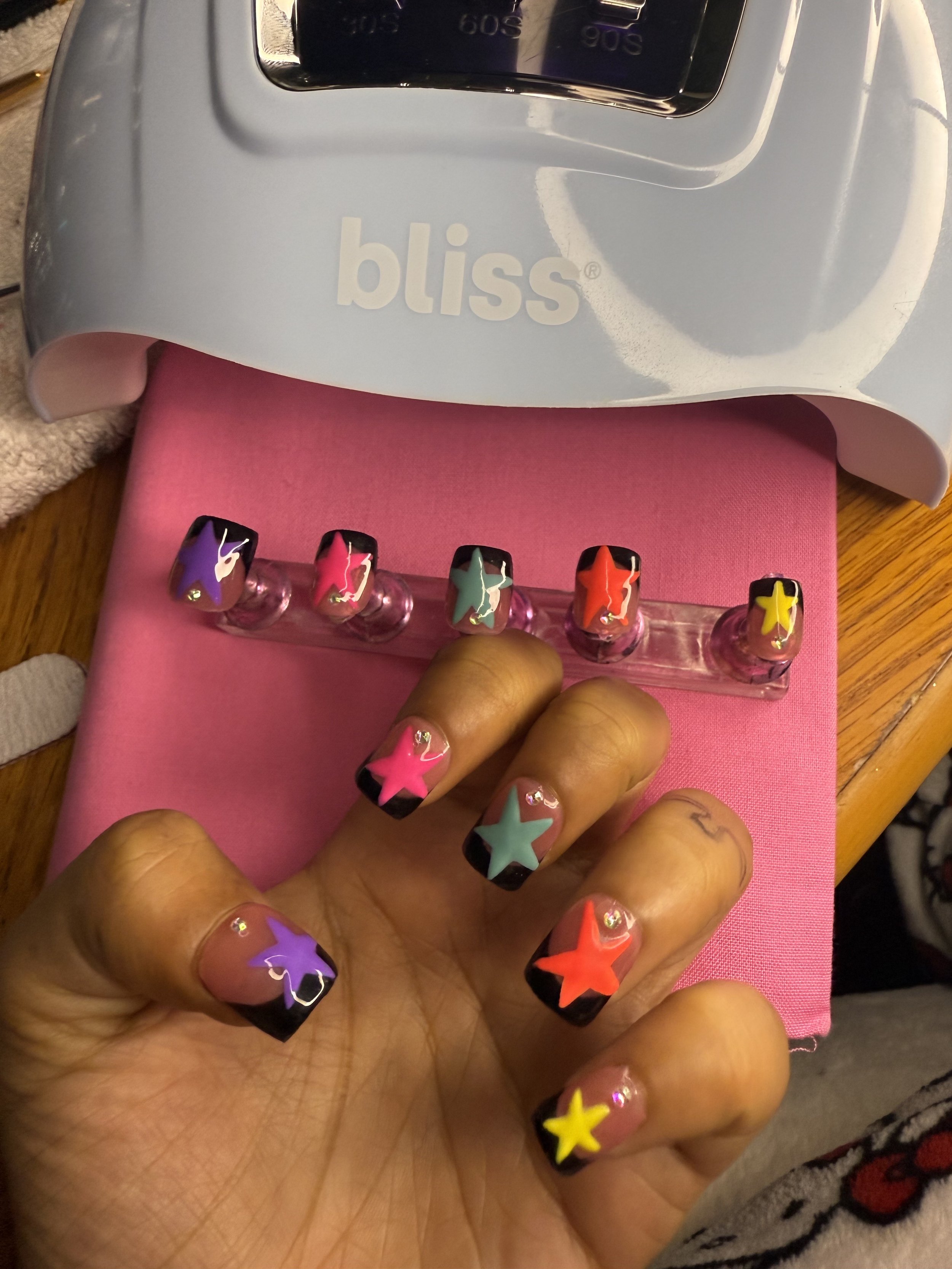 rainbow star shorties