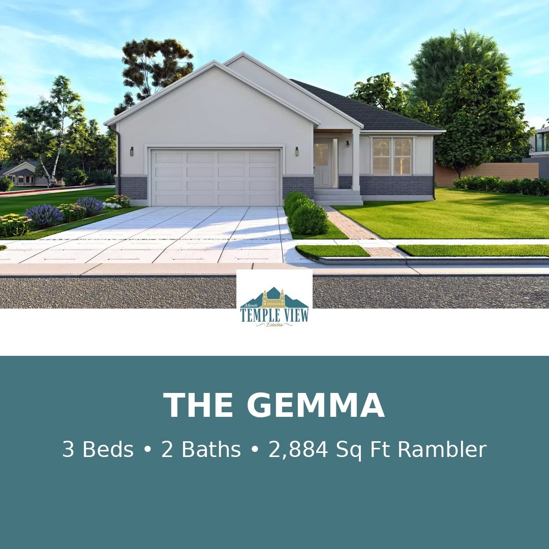 A charming and efficient 2,884 sq. ft. rambler featuring 3 bedrooms and 2 bathrooms. This home is designed for modern comfort with an open-concept living area, perfect for small families or those looking for a beautifully designed single-level living