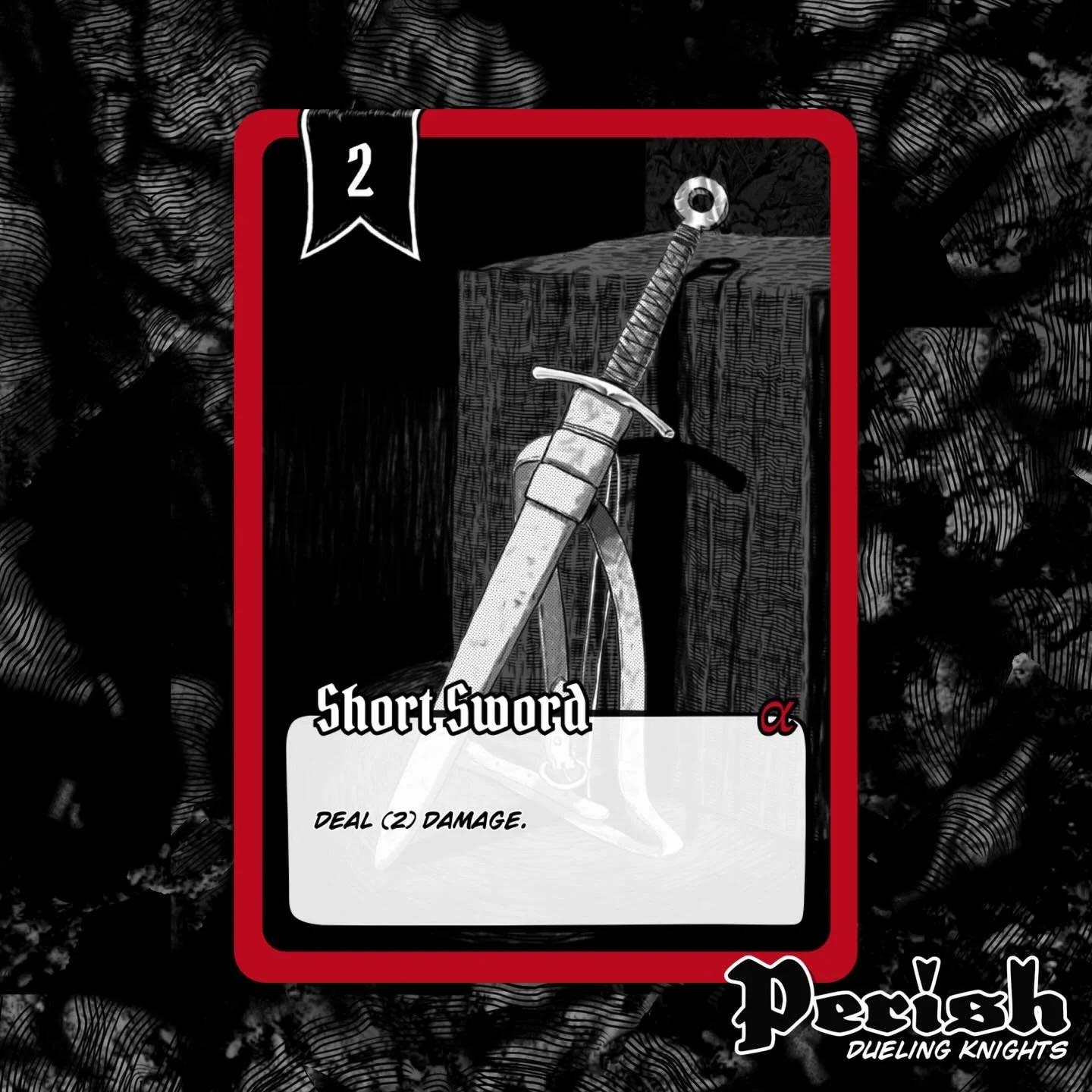 REVEAL: &ldquo;Short Sword&rdquo; | Art By: @williamfms 
Follow more reveals &amp; updates on the release of Perish
- #cardgame #illustration