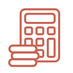A calculator icon symbolising tax returns and tax planning.