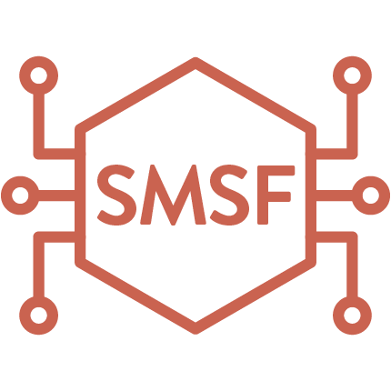 A hexagon shape icon with connected lines extending from each corner, showing Self Managed Super Fund options.