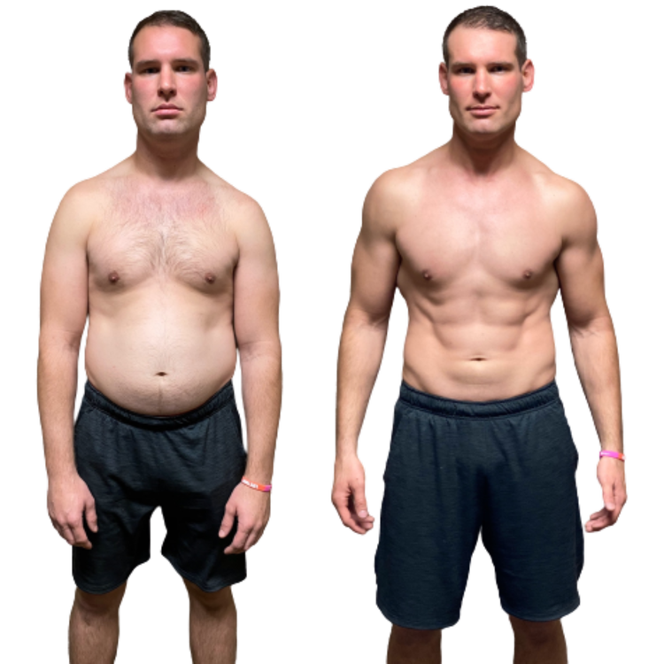 TRANSFORMED: 18.2% to 9.7% body fat  SHED: 29.4 lbs
