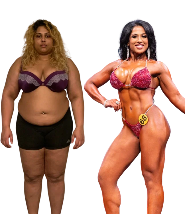 SANDEEPA TRANSFORMED: 53.3% to 20.5% body fat  SHED: 93.5 lbs