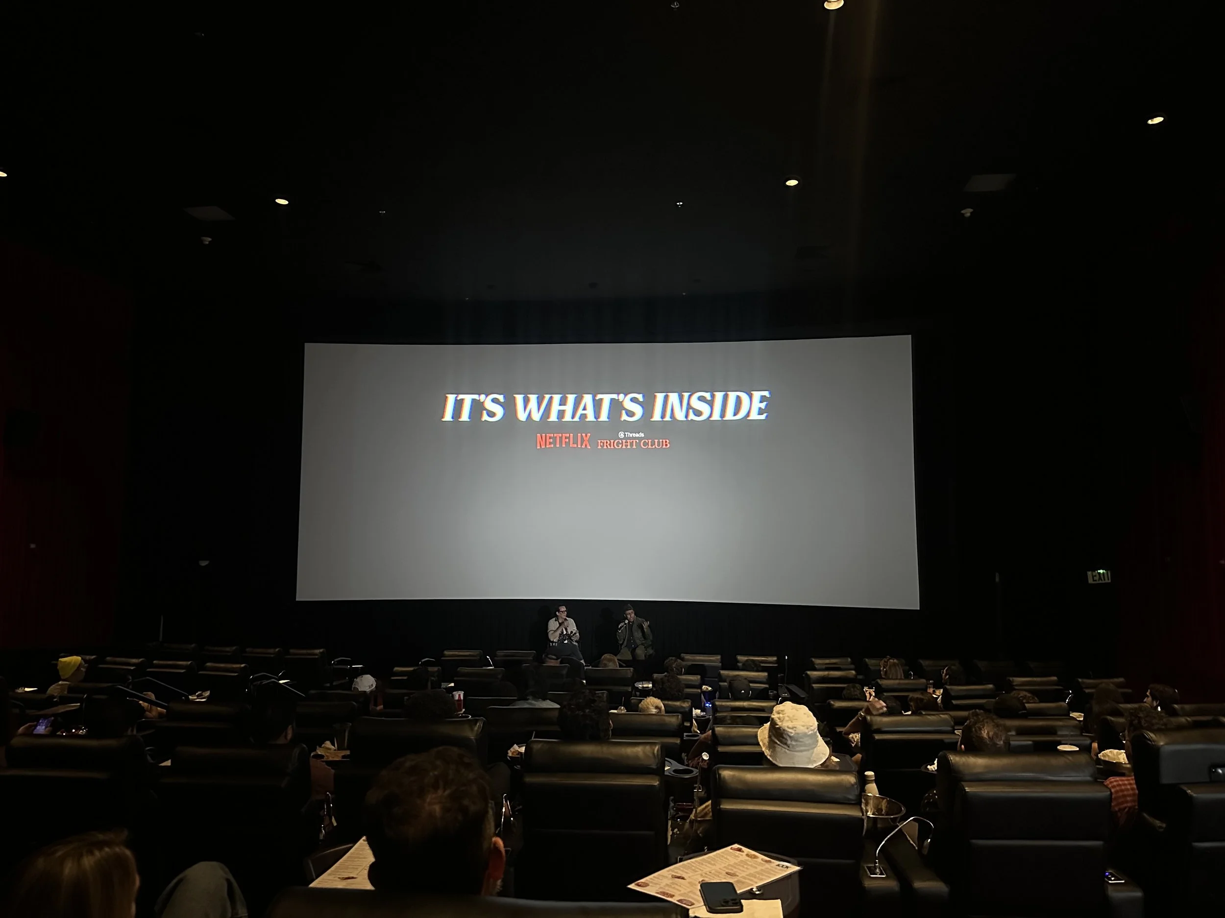 "It's What's Inside" Public Screening Q+A. 
Client: Antigravity Academy (Recurring Series)