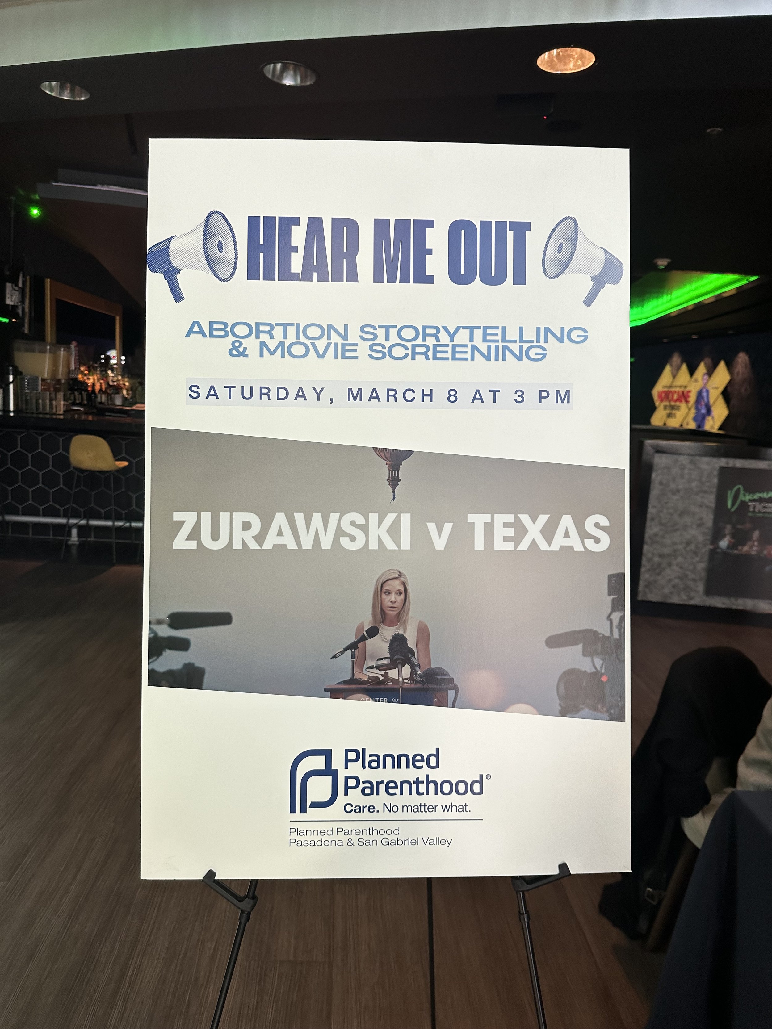 "Zurawski v Texas" Documentary Screening
Client: Planned Parenthood 
