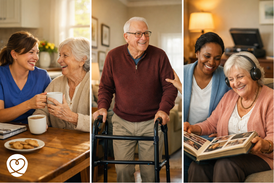       
  
     Helping Seniors Thrive at Home     How Modern Care, Community, and Compassion Support Independence    Home is more than a place; it is where memories live, routines bring comfort, and dignity is preserved. Most older adults share the s