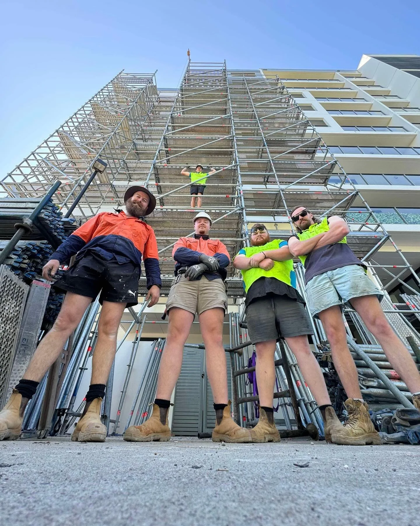 Scaffolding on another level 😎