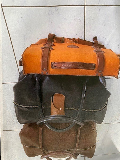 Handcrafted Australian bovine leather bag