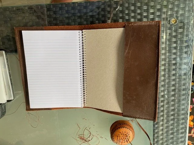 Hancrafted leather folder