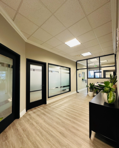 Los Angeles commercial office remodel with collaborative layout