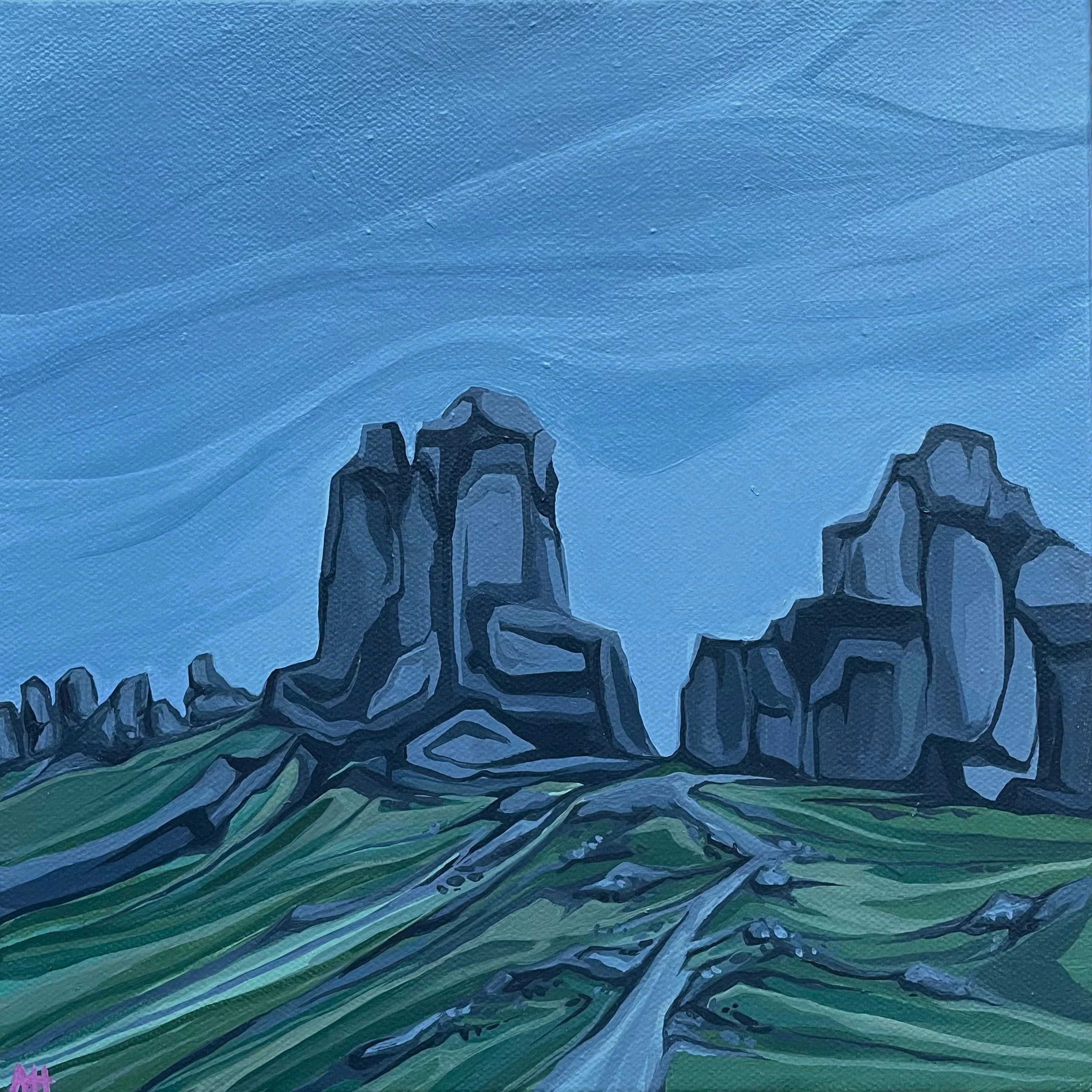 'Gateway' - 12x12" Acrylic on canvas