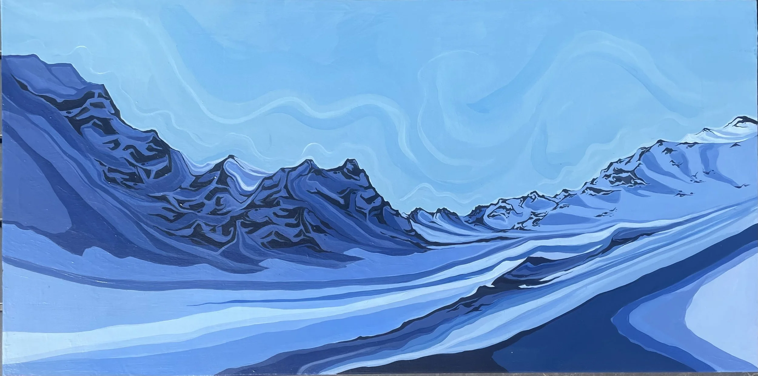 'Liminal' - 12x24" Acrylic on canvas