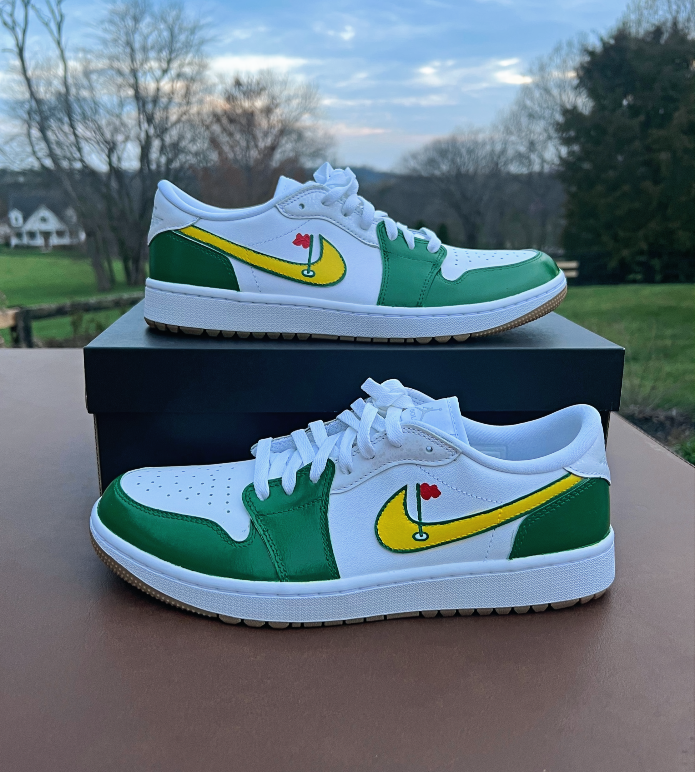 Custom Nike Golf Shoes Celebrating Augusta Masters