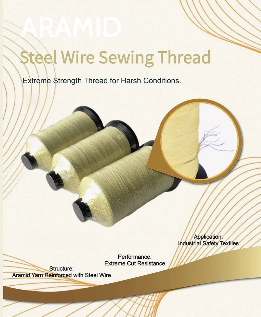 fire-resistant, garment, thermal-insulation, filter-bags, heat-resistance, welding-protection, aramid, steelwire-thread