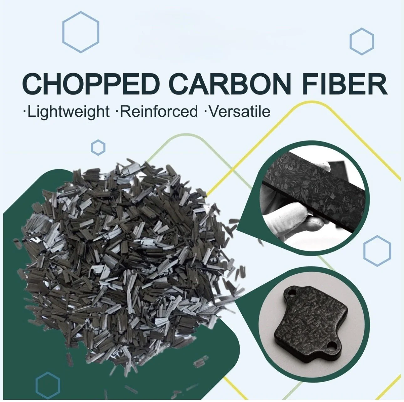 chopped, carbonfibre, electronic, conductive, construction, sport_equipments