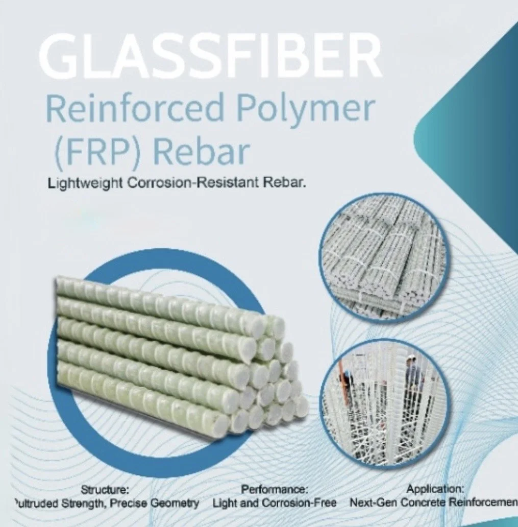 glassfibre, reinforced polymer, rebar ,FRP , concrete reinforcement