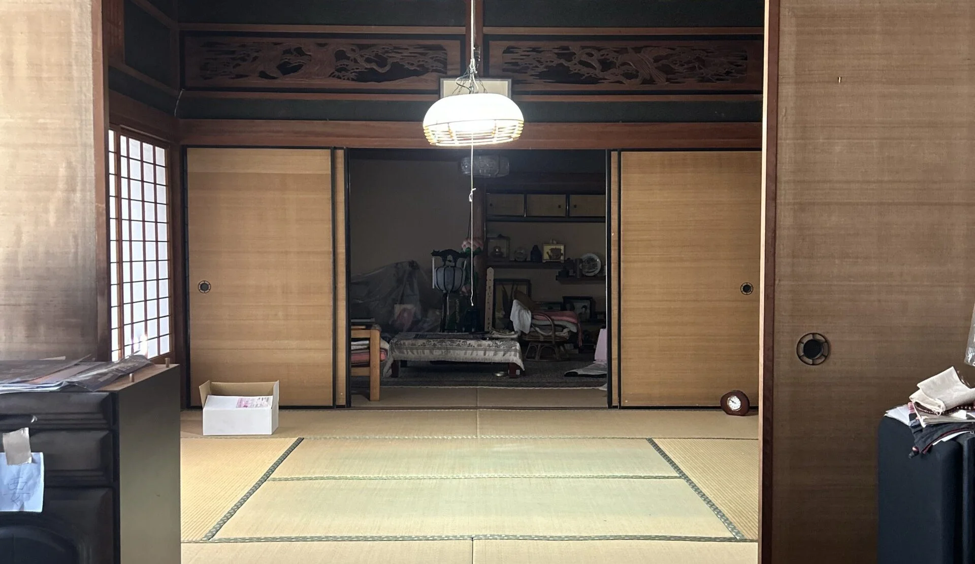 神戸市西区　古民家リノベーション　古くなった建具を調整