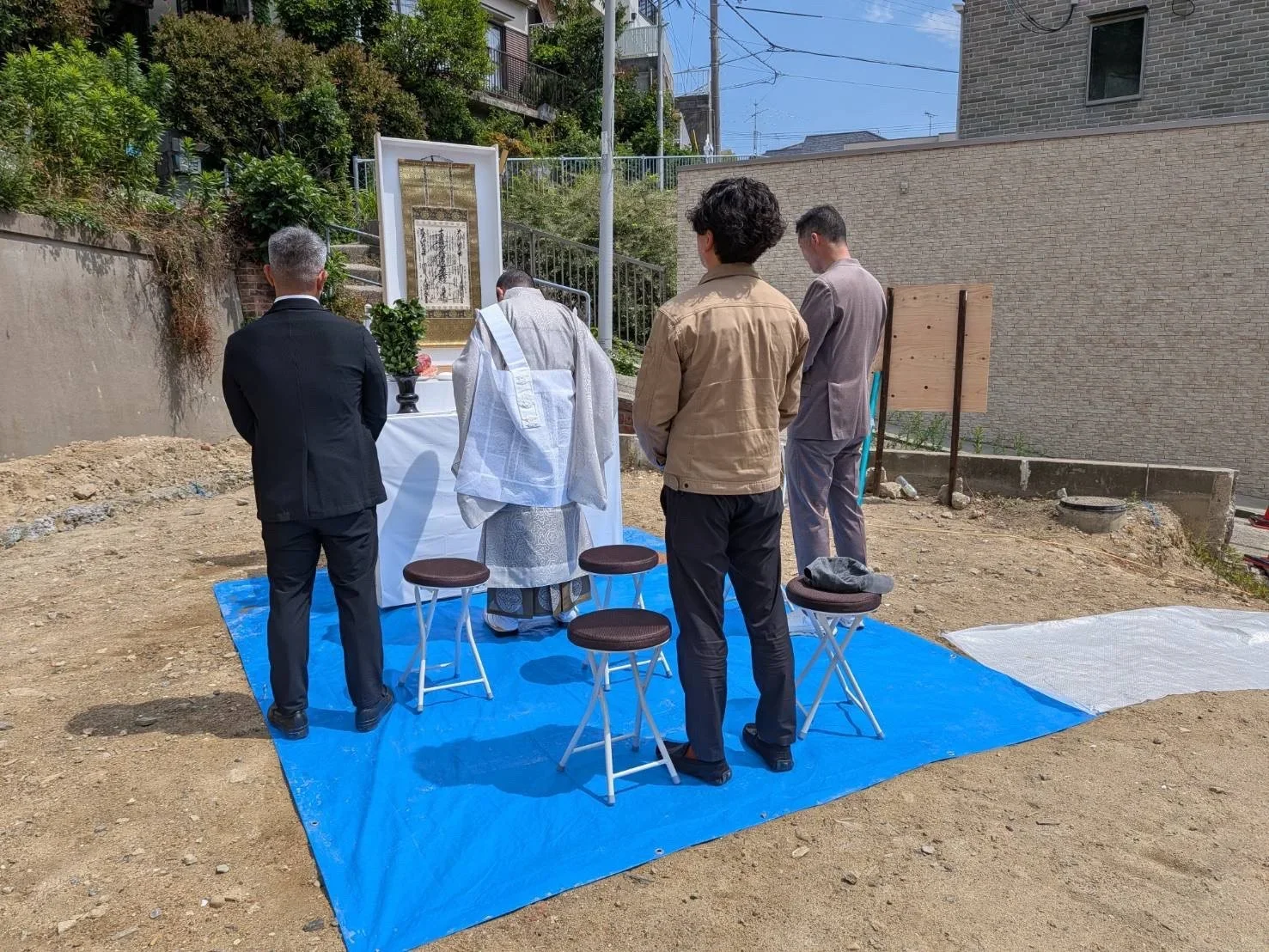 【垂水】アパート建設地鎮祭
