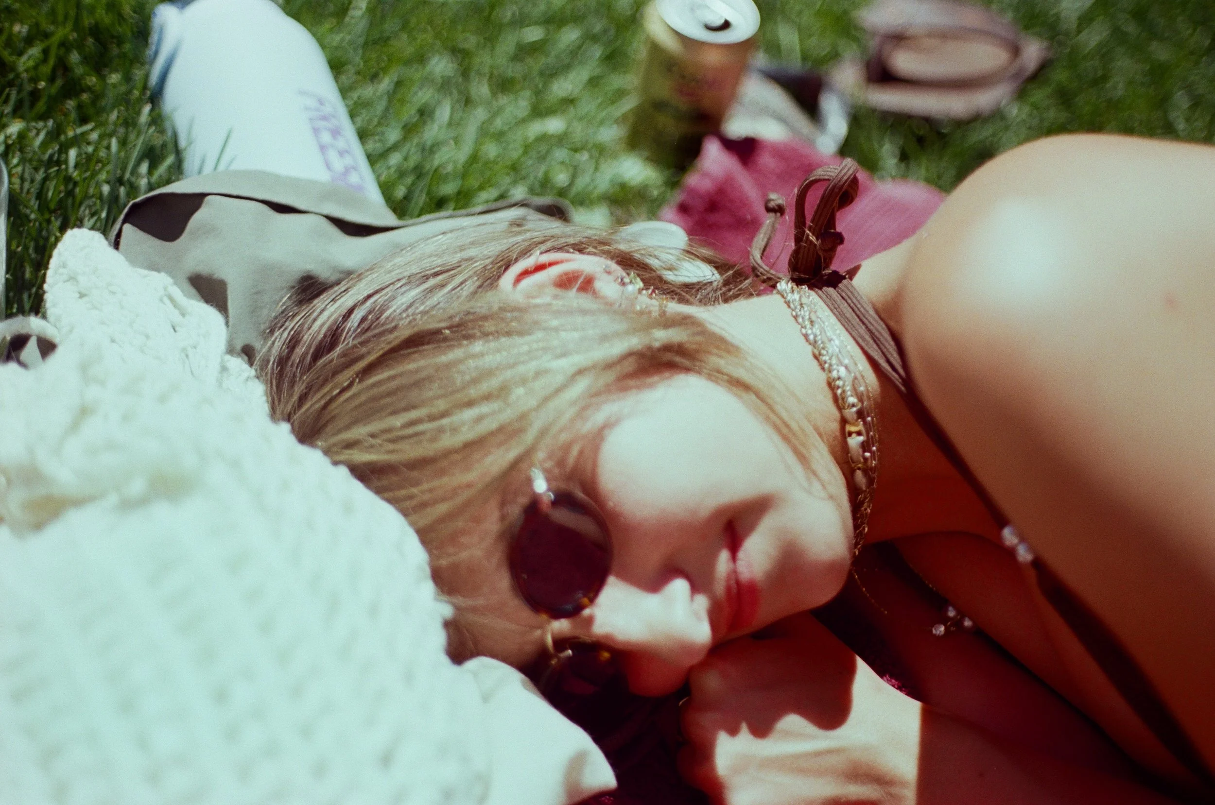 Like baby I reach for sunlit sheets. 
Like mother I let her. 