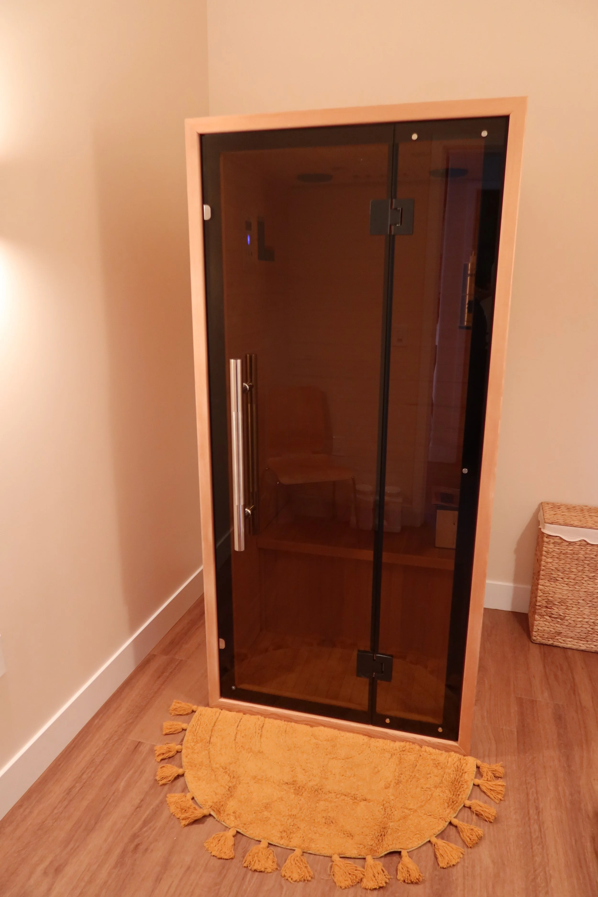 Private Halotherapy Salt Chamber at DEFY Studio & Wellness in Paso Robles, California.