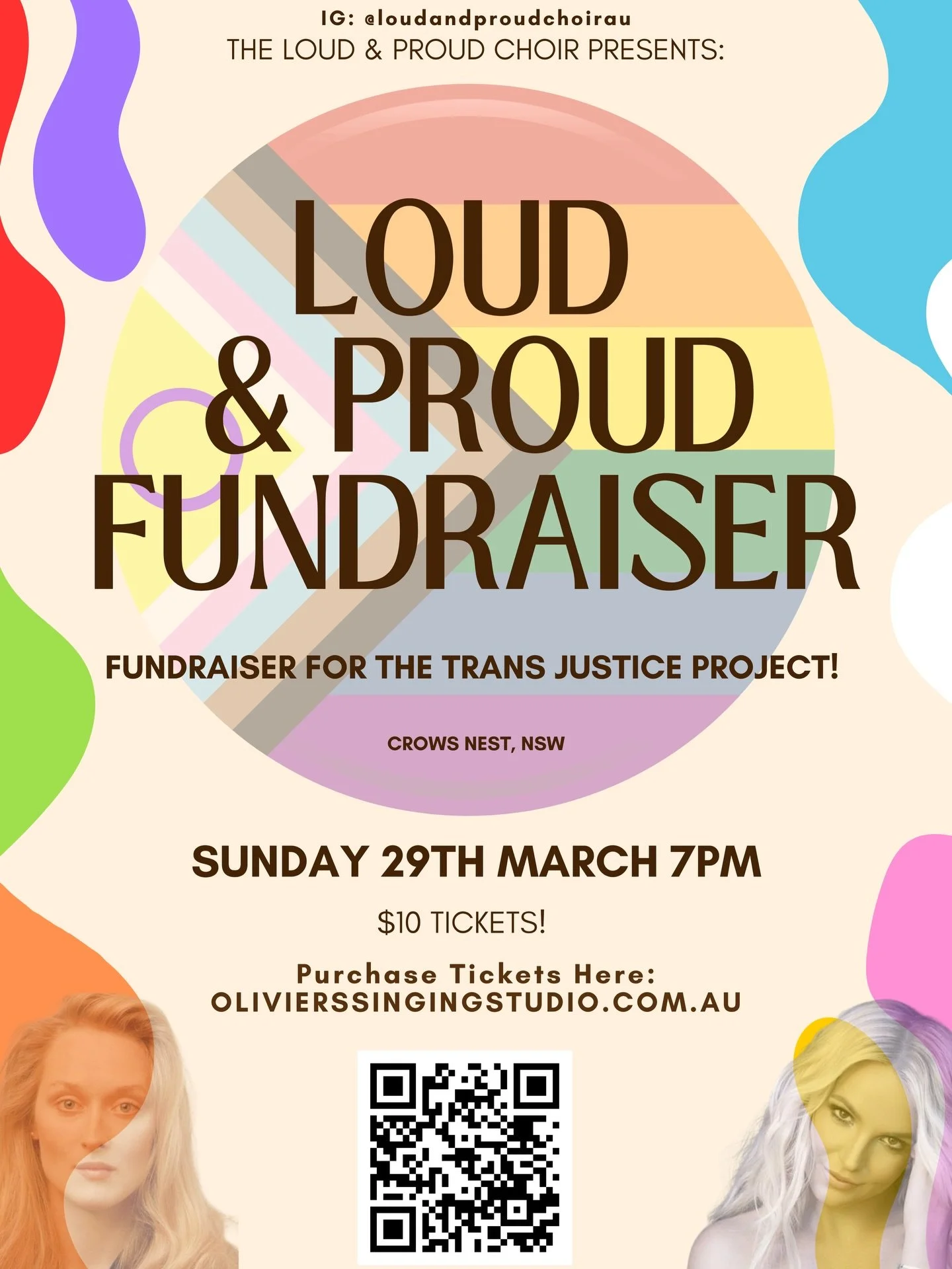 THE TRANS JUSTICE PROJECT @transjusticeau LOUD AND PROUD FUNDRAISING CONCERT!!!! 😮&zwj;💨🏳️&zwj;🌈🏳️&zwj;⚧️✨🎤 Y&rsquo;ALL DO NOT WANT TO MISS THIS BUNCH!! Link is in our bio to get your $10 donation tickets!!! 🎫 🏳️&zwj;⚧️🏳️&zwj;🌈✨🎤🥰 #loudan