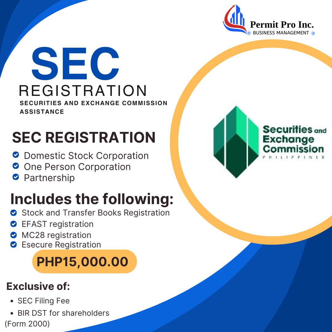 SECURITIES AND EXCHANGE COMMISSION (SEC) REGISTRATION