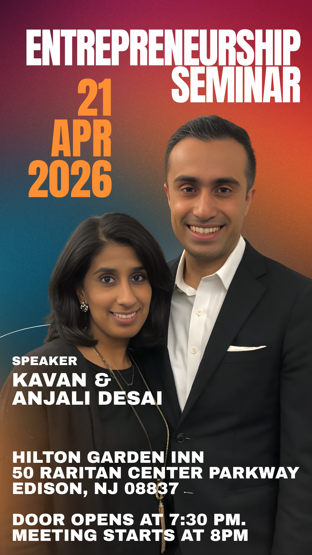 In Person / Online Board Plan &amp; Training by Kavan &amp; Anjali Desai