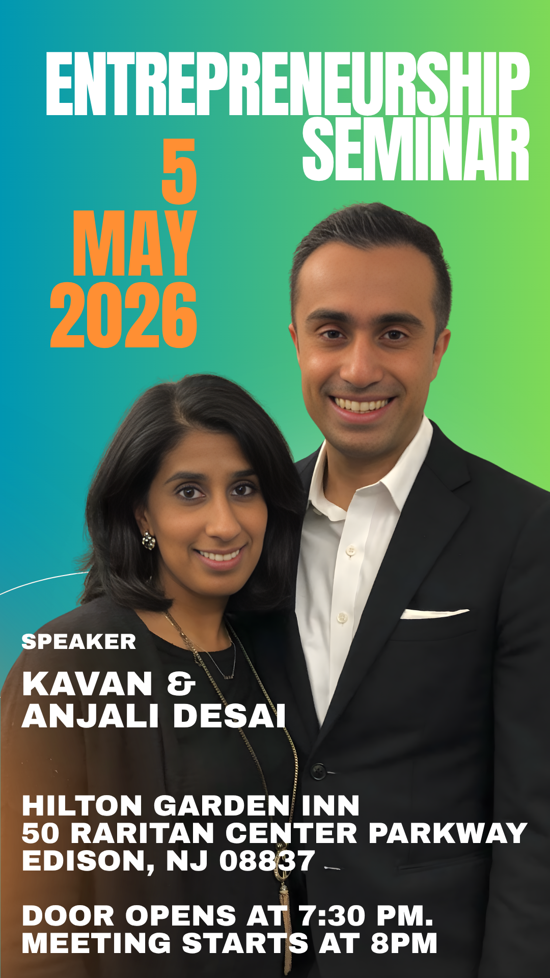 In Person / Online Board Plan &amp; Training by Kavan &amp; Anjali Desai