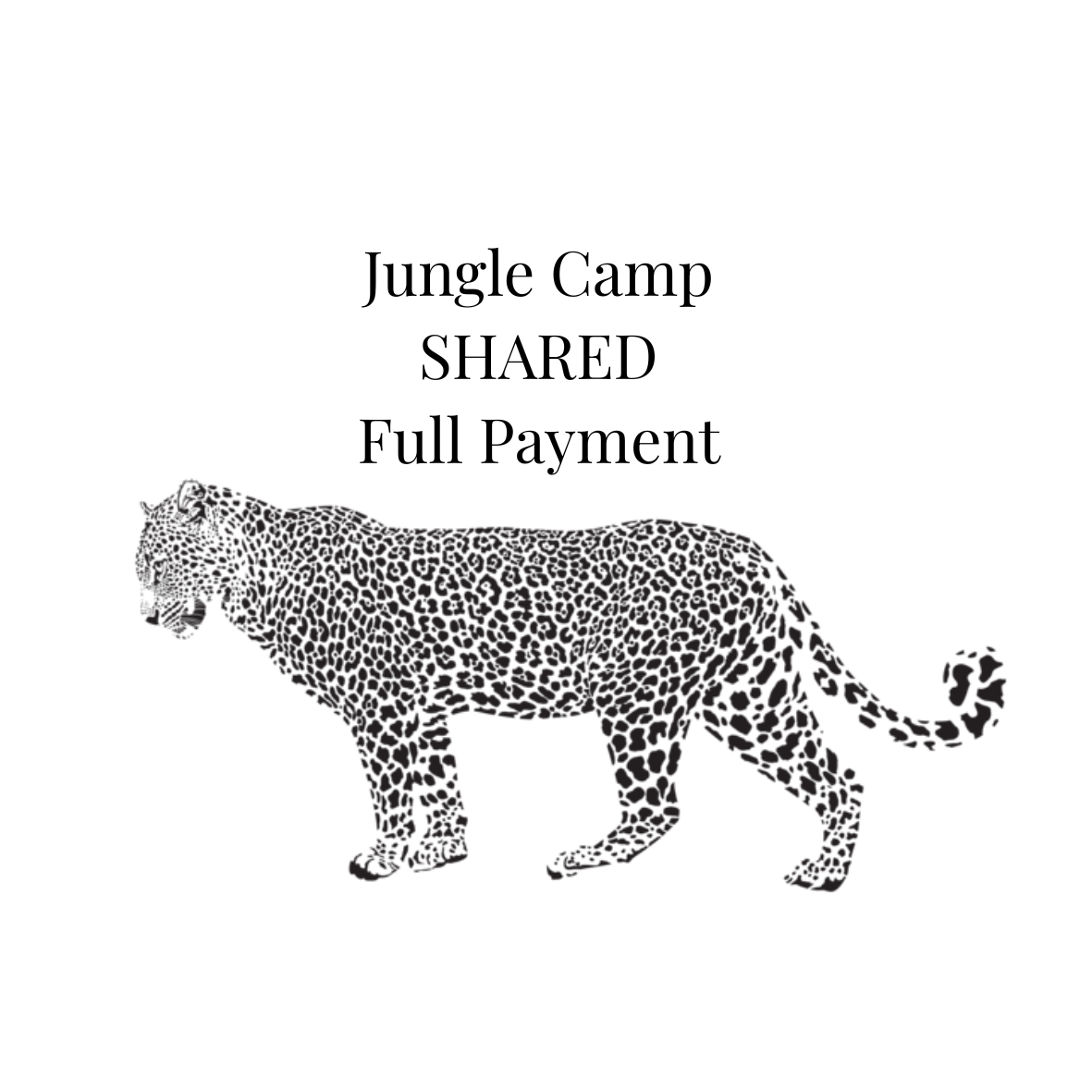Jungle Camp Shared Room PAY IN FULL