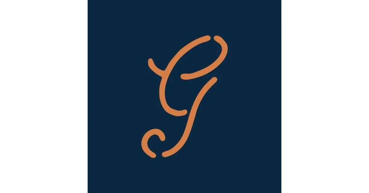 Minimalist line drawing of a person's face and nose on a dark background.