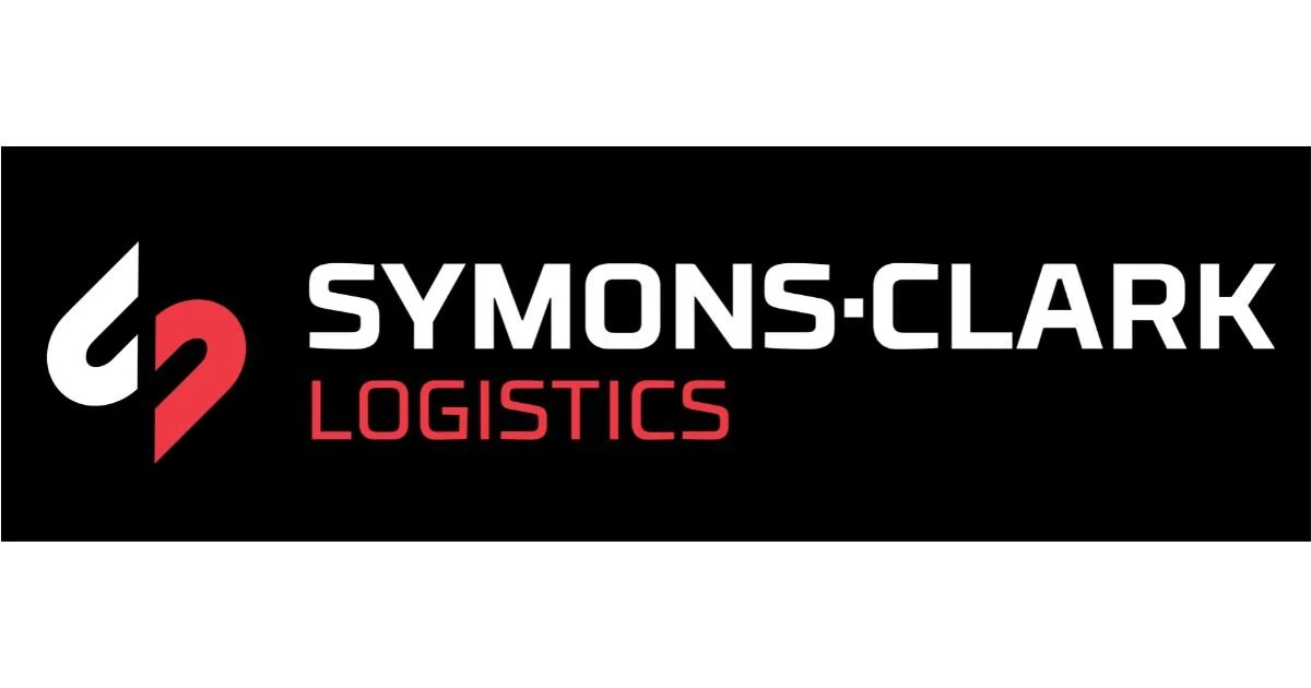 Symons-Clark Logistics logo with a stylized 'S' and 'C' in red and white on a black background.