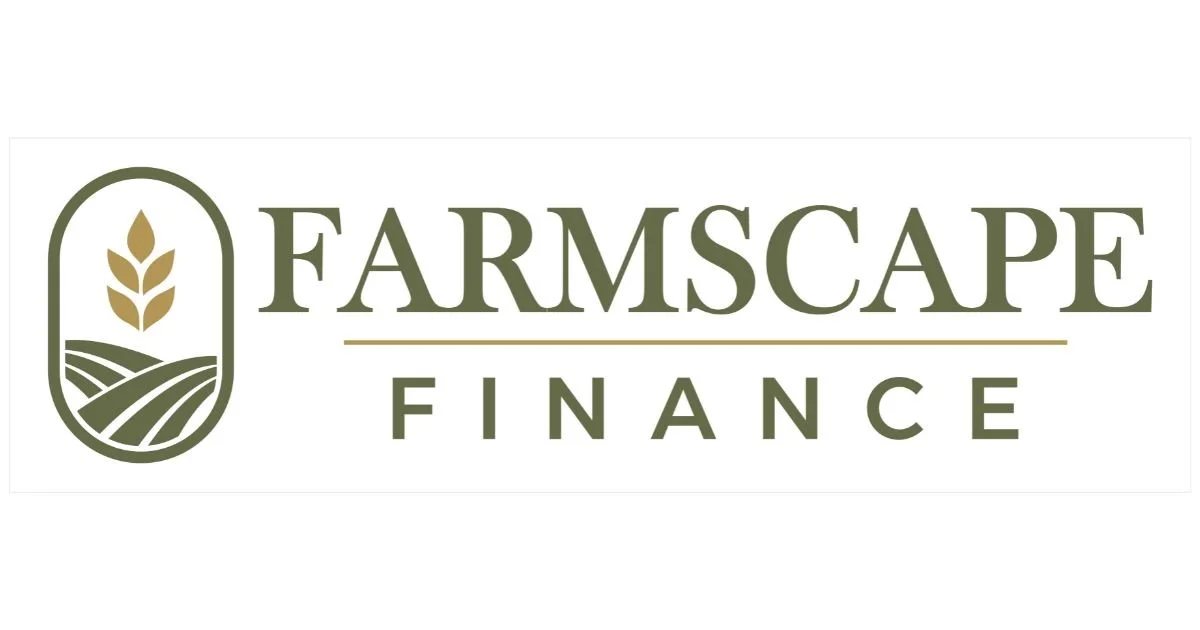 Farmscape Finance logo with a stylized wheat and farmland graphic and green text