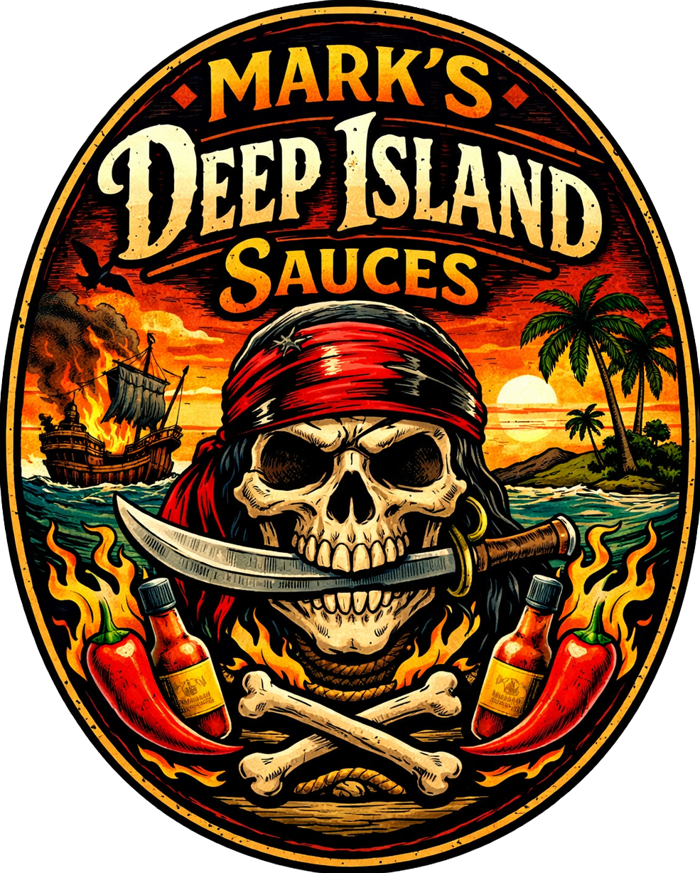 Mark's Deep Island Sauces Logo