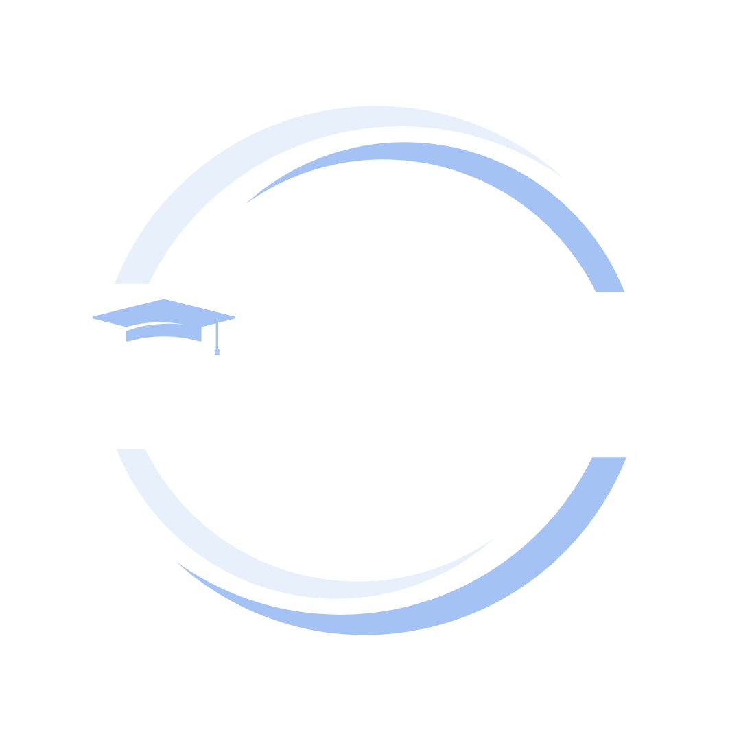 Circular blue and white logo with a graduation cap, featuring bold "Write College Prep" text for Write College Prep branding.