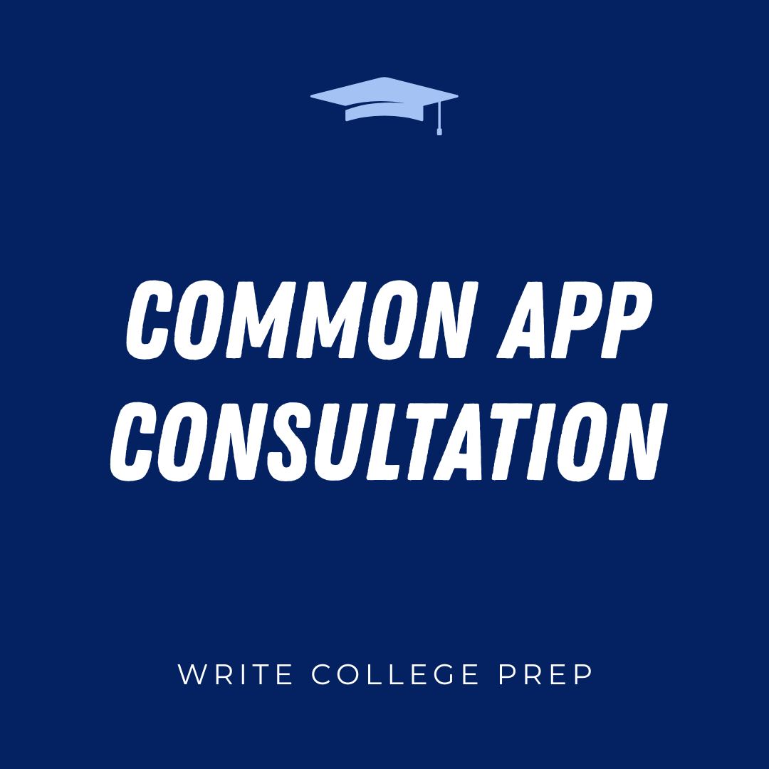 Common App Consultation