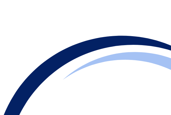 Two curved blue lines, one dark and one light, arc across a black background from the lower left to the upper right corner.