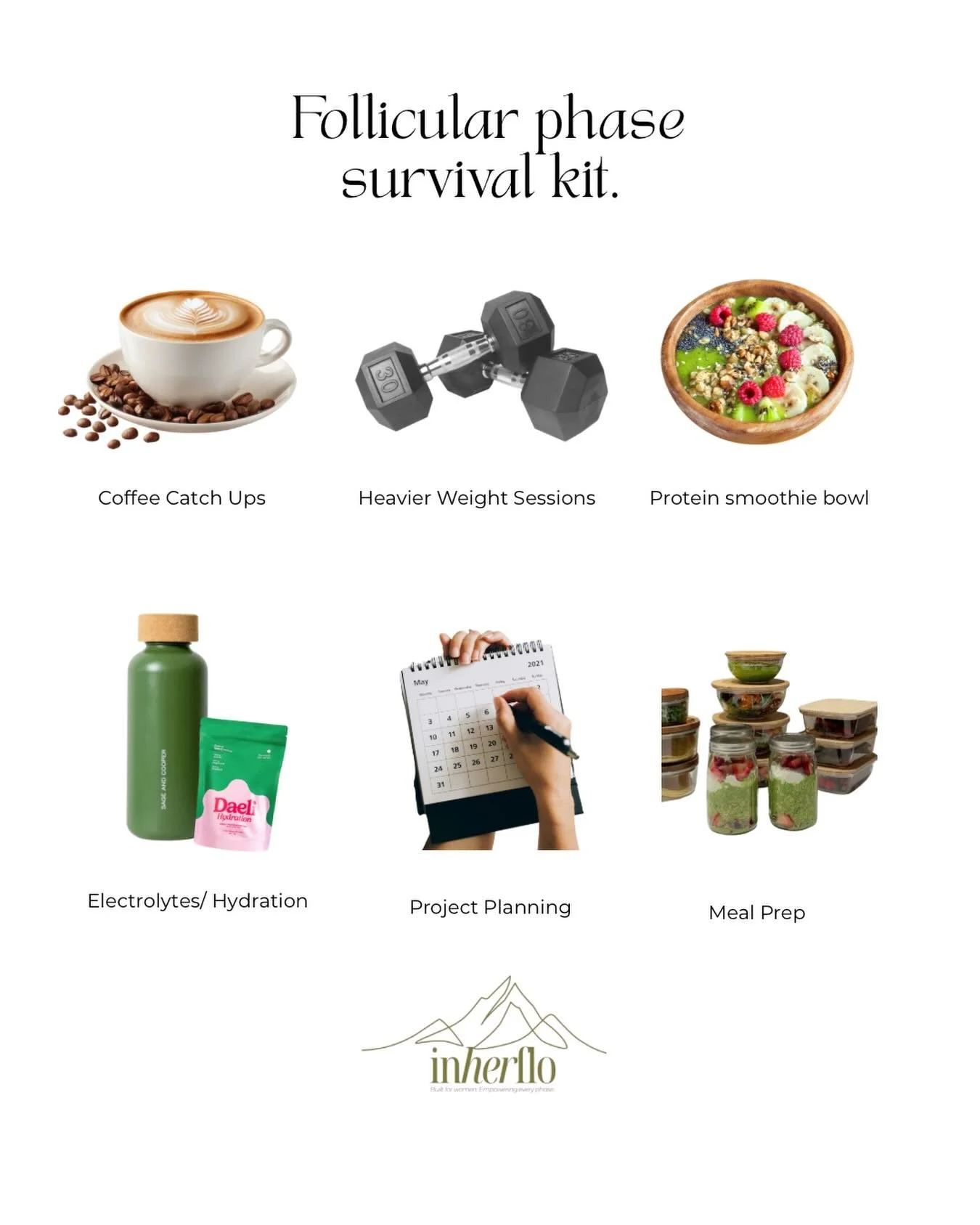 Your follicular phase is your body&rsquo;s &ldquo;rising&rdquo; season 🌱✨

Energy starts returning.
Motivation feels lighter.
Confidence builds.
Your body is primed for movement, momentum, creativity, and connection.

This is often the phase where:
