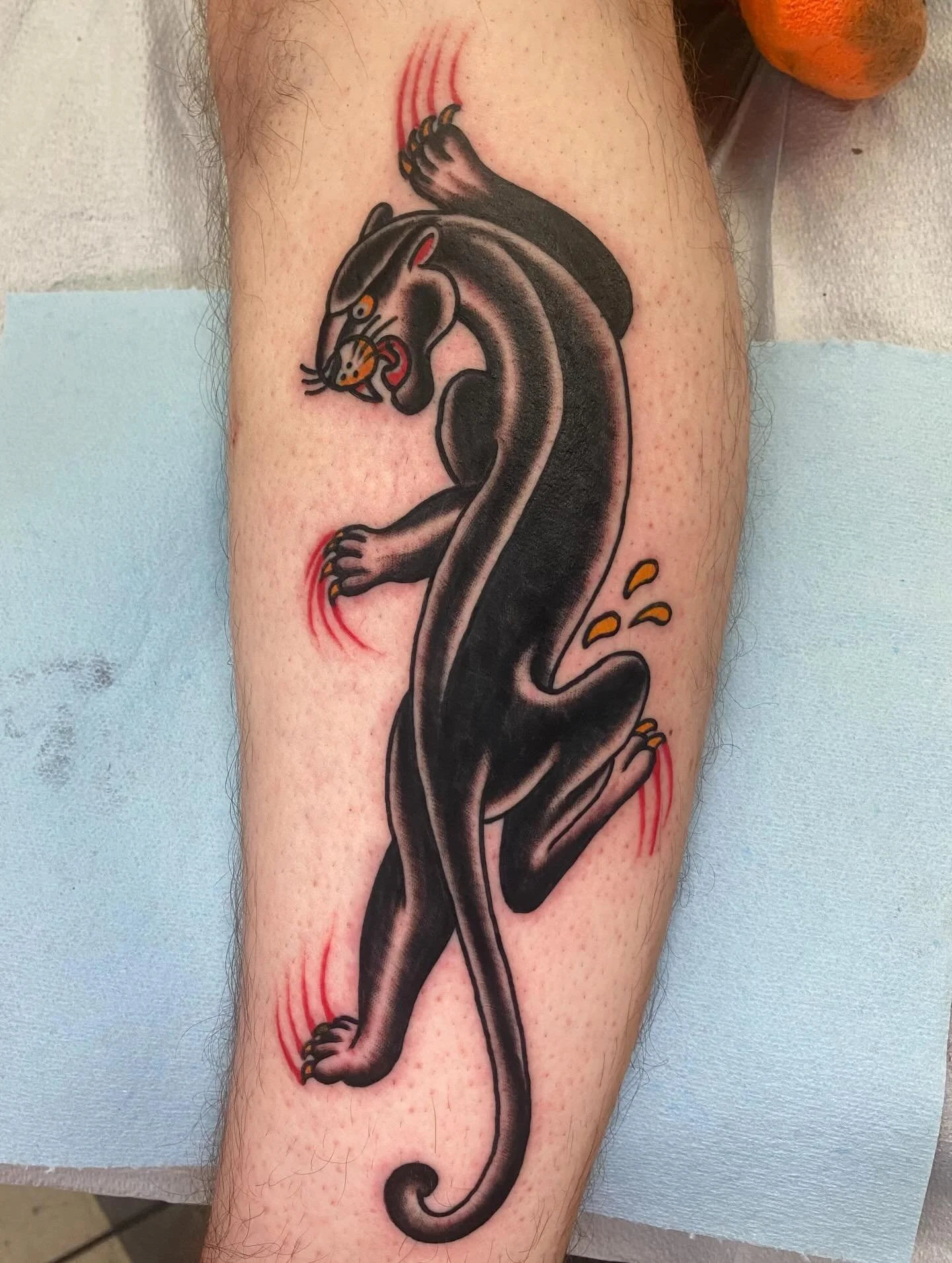 Made a fresh batch of Panther Piss for @slash_n_dashh. Thanks for getting a real tattoo.  Ready for more, hit me up @thickasthievestattoo