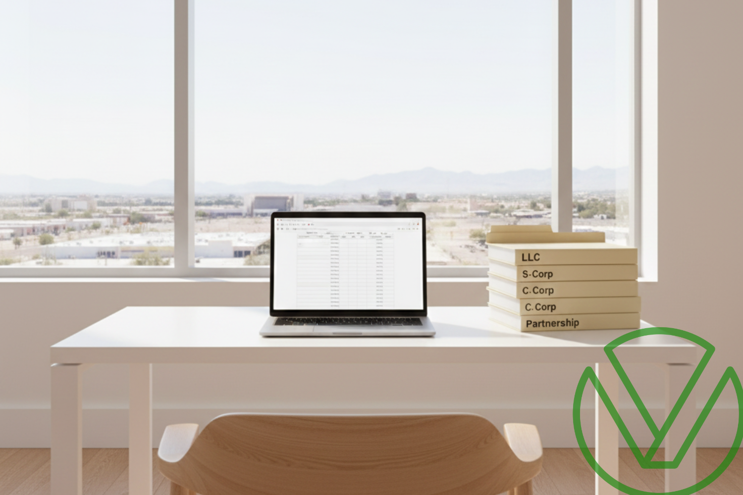 Image showing year-end entity structure review for small business tax planning in Arizona.