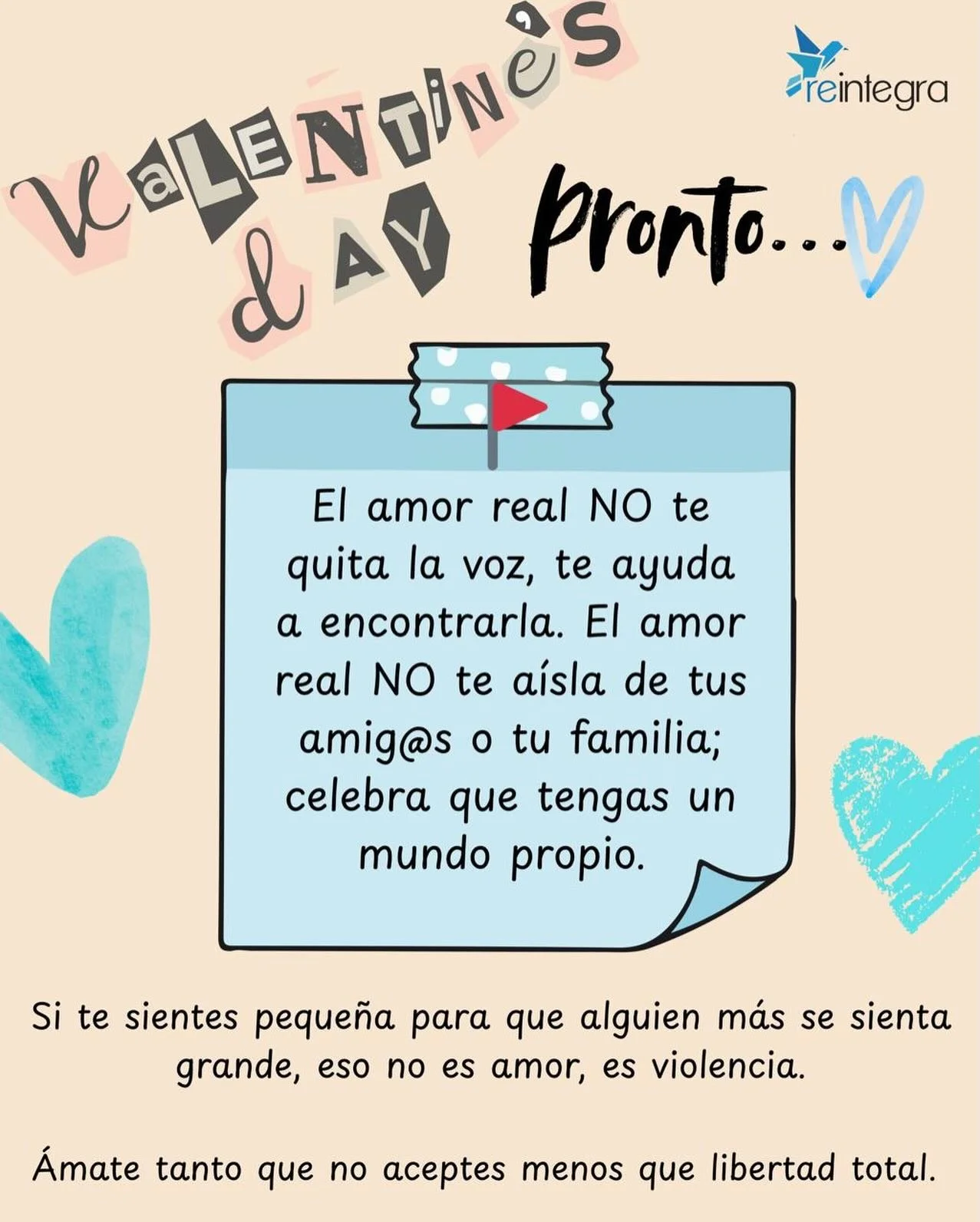 Hoy te invitamos a rodearte de personas que validen tu sentir y a reconocer que tu valor es infinito, simplemente por existir.

No est&aacute;s sola, y el futuro que sue&ntilde;as &mdash;libre y amada&mdash; empieza con la convicci&oacute;n de que lo