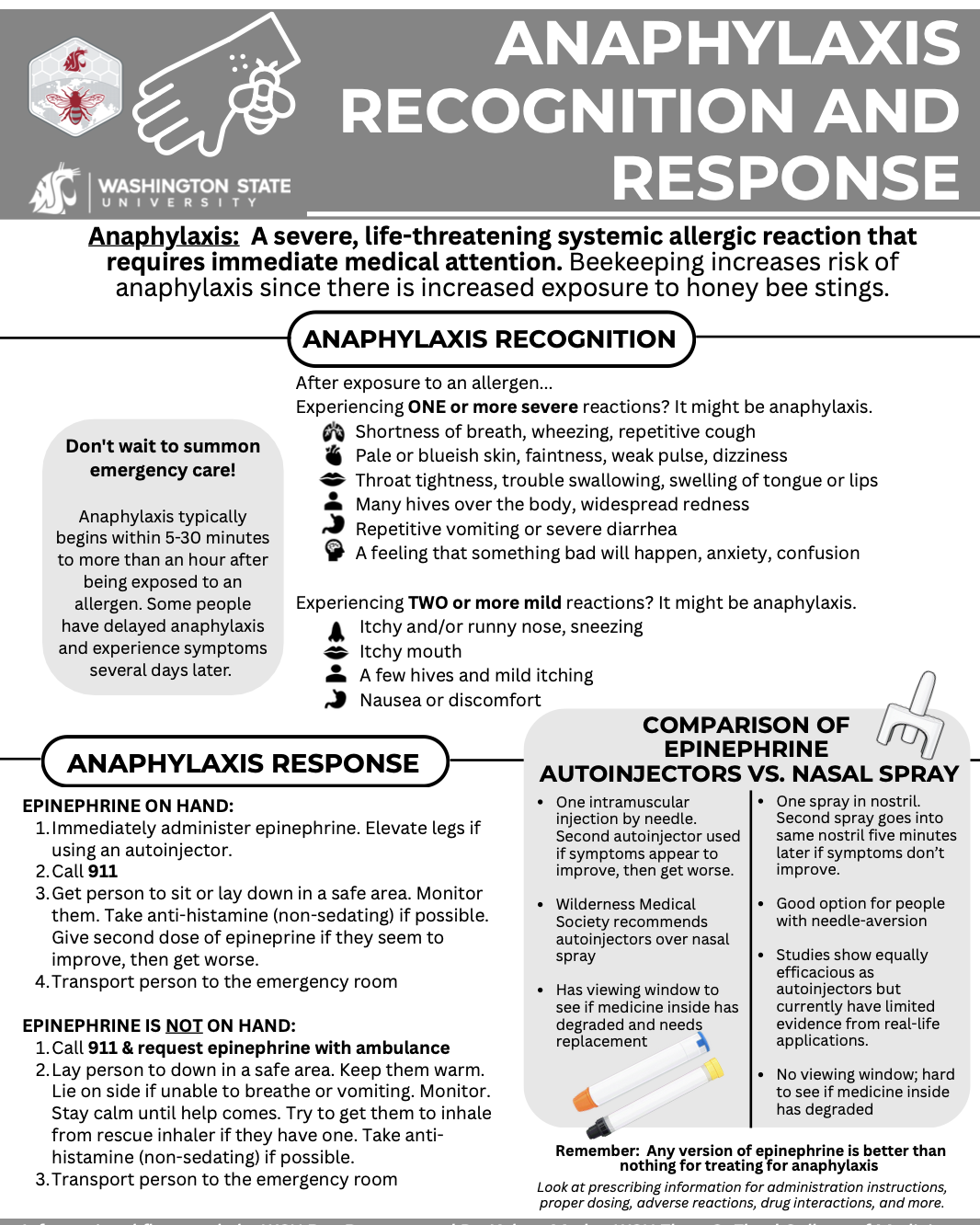 Anaphylaxis Flyer Image