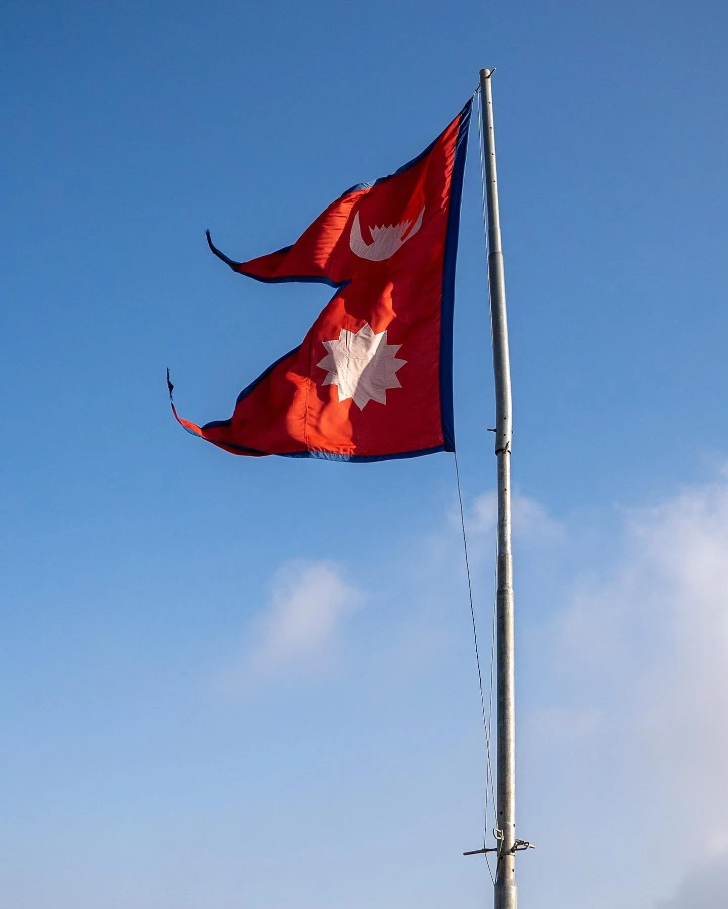 Did you know that Nepal&rsquo;s flag is the only national flag in the world that is not quadrilateral, but instead is a combination of two triangular pennants? The flag&rsquo;s shape is said to represent the Nepalese mountains and the red flower on t