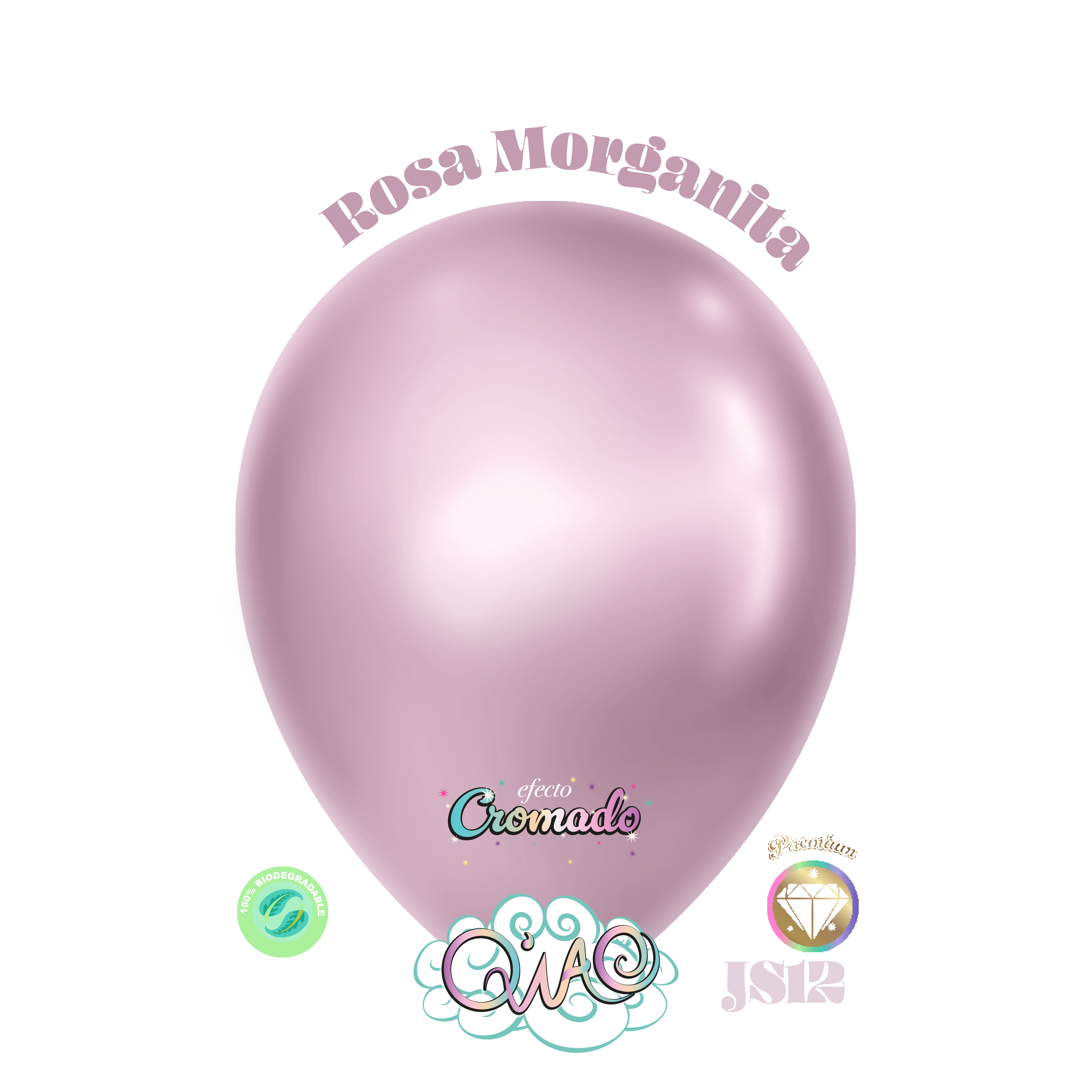 JS12 Rosa Morganita efecto Cromado