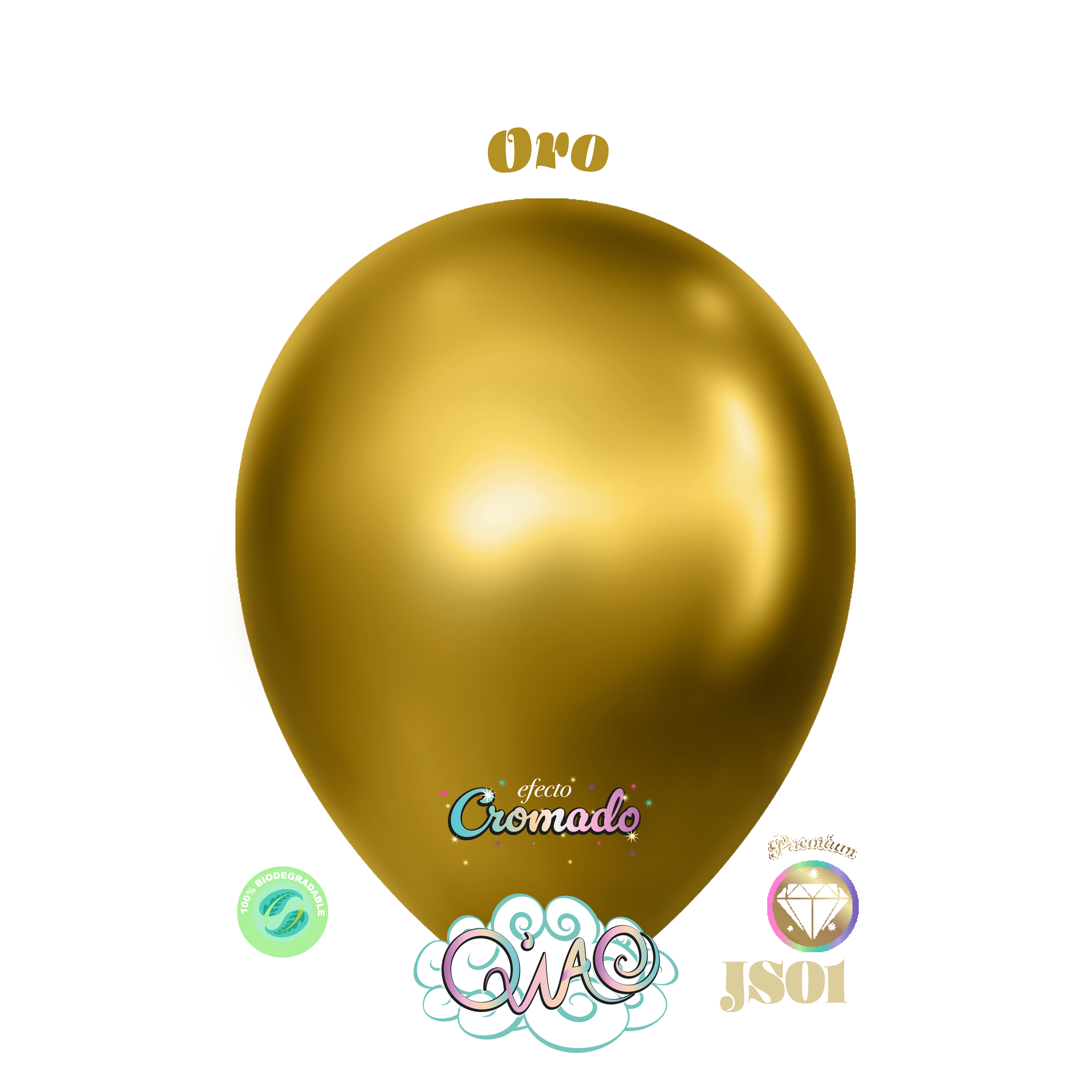 JS01 Oro efecto Cromado