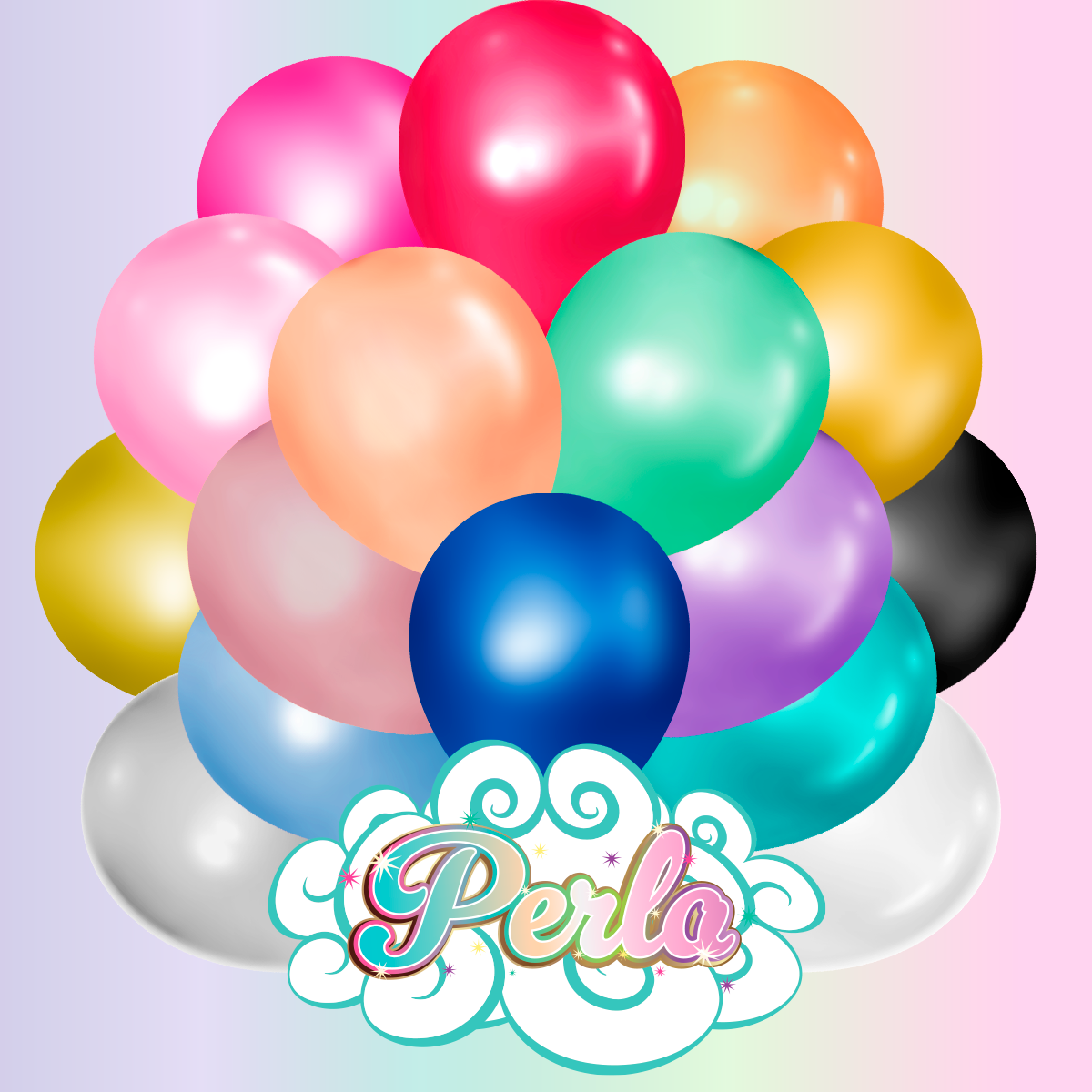Perla globos de látex